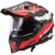 Kask motocyklowy Dual Sport LS2 Explorer C Trick Red